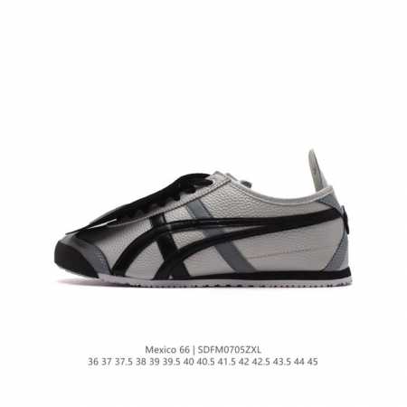 真标 Asics 亚瑟士 男女鞋真标半码制 日产经典老牌-鬼塚虎 Onitsuka Tiger Mexico 66经典墨西哥系列复古经典百搭板鞋休闲运动鞋慢跑鞋 - 点击图像关闭