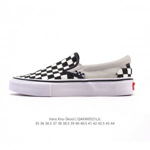 万斯 Vans 中性Classic Slip-On 棋盘格 帆布鞋 硫化板鞋 休闲低帮 运动鞋 Vans的棋盘格鞋款千千万 但Slip-On系列绝对是经典中的经