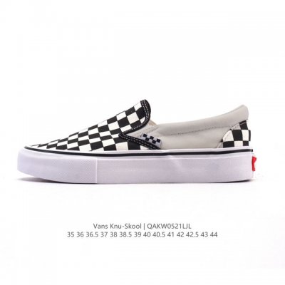 万斯 Vans 中性Classic Slip-On 棋盘格 帆布鞋 硫化板鞋 休闲低帮 运动鞋 Vans的棋盘格鞋款千千万 但Slip-On系列绝对是经典中的经