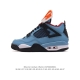 公司级 耐克 Nike Air Jordan 4 Retro Og迈克尔 乔丹aj4代乔4 中帮复古休闲运动文化篮球鞋。秉承轻量化的速度型篮球鞋设计思想完成设计