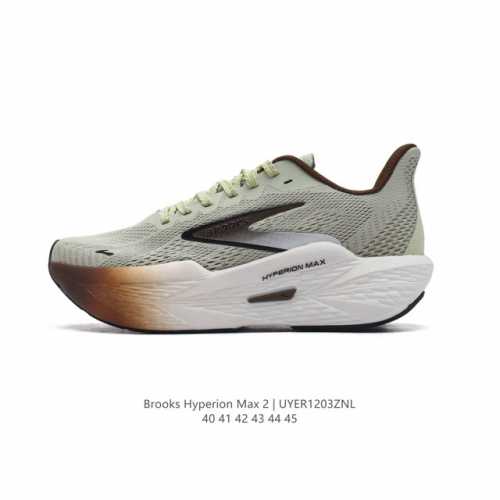 公司级 布鲁克斯brooks马拉松竞速专业跑步鞋透气缓震男鞋 Hyperion 2 旋风 男 平衡 烈风2采用布鲁克斯全新升级后的中底技术，即注入充足氮气的dn