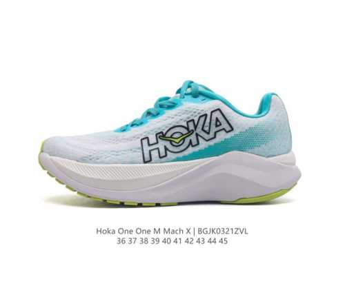 Hoka One One 2023全新竞速跑鞋 男女款马赫x竞赛公路跑步鞋mach X回弹缓震 回弹缓震 简约大方 Hoka One One于盛夏时节推出全新竞