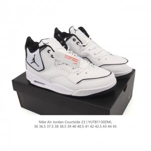 公司级 耐克 Nike Airjordancourtside23 乔丹23代 Aj23实战气垫缓震篮球鞋，Jordan 乔丹 男女鞋真标半码制，采用优质荔枝纹牛