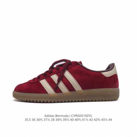 阿迪达斯 Adidas 德训鞋系列 清新 马卡龙 造型！阿迪达斯全新三叶草 Bermuda 运动板鞋悄悄上架！近期，Adidas Originals Bermu - 点击图像关闭