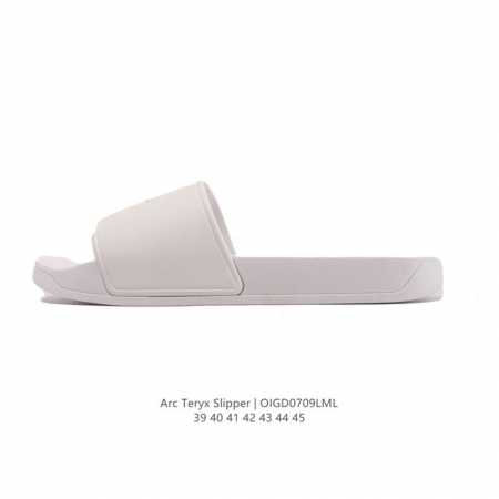 新品公司级 始祖鸟 Arcteryx Slipper系列 运动休闲 沙滩凉拖鞋 始祖鸟橡胶软底拖鞋 防滑一字拖鞋 一脚蹬男款 白色，舒适鞋底设计，重要的是不臭脚 - 点击图像关闭