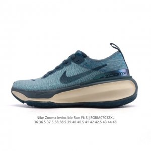 耐克 Nike Zoomx Invincible Run Fk 3 机能风格运动鞋 厚底增高老爹鞋。最新一代的Invincible 第三代来了！首先鞋面采用的是