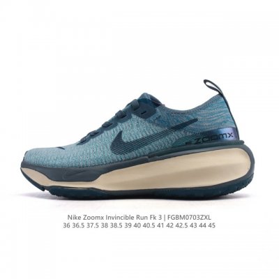 耐克 Nike Zoomx Invincible Run Fk 3 机能风格运动鞋 厚底增高老爹鞋。最新一代的Invincible 第三代来了！首先鞋面采用的是
