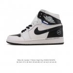 耐克 男女款运动板鞋 Nike Air Jordan 1 Retro High Og 乔丹一代Aj1 乔1 Aj1 篮球鞋复刻运动鞋。皮面高帮板鞋的设计灵感源自