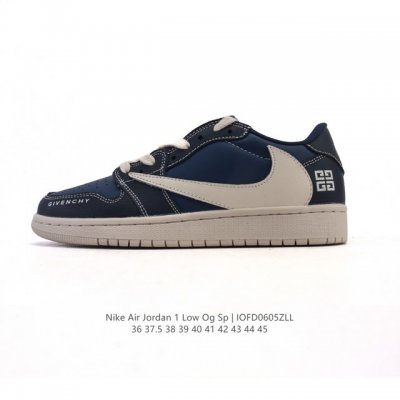 真标 耐克 Nike Air Jordan 1 Low Og Sp Military Blue Aj1乔1倒勾 2025年新款 蛇年新款 低帮篮球鞋 Aj1 乔