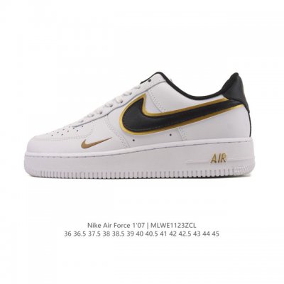 耐克 Nike Air Force 1 '07 Low 空军一号含气垫 低帮 小白鞋 百搭厚底增高休闲运动板鞋。柔软、弹性十足的缓震性能和出色的中底设计，横跨复