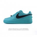 耐克 空军一号 Af1 低帮休闲板鞋 Ambush X Nk Air Force 7 Low Sp 空军一号联名标志性的Swoosh延伸至鞋跟之外，鞋舌和鞋垫上