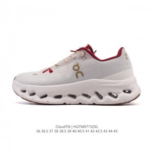 真标 昂跑 On 训练鞋Cloudtitl 2025新品 蛇年限定 新年鞋子 男女同款防水缓震徒步鞋 厚底增高运动老爹鞋。缓震性能提升：Cloudtilt 采用
