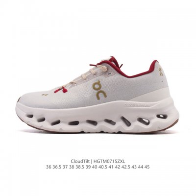 真标 昂跑 On 训练鞋Cloudtitl 2025新品 蛇年限定 新年鞋子 男女同款防水缓震徒步鞋 厚底增高运动老爹鞋。缓震性能提升：Cloudtilt 采用