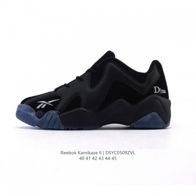 新品公司级 锐步Reebok Kamikaze Ii 夏季新款跑鞋 蜂窝气垫 男子经典复刻款高帮篮球鞋 耐耐磨防滑 舒适缓震 男子实地战靴。Reebok Kam