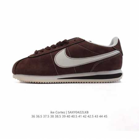Nike Classic Cortez Nylon 耐克阿甘鞋男女子运动鞋，秉承元年款经典风格，糅合防水鞋面设计，令双足保持干爽舒适。防水锦纶鞋面强势抵御风雨侵 - 点击图像关闭