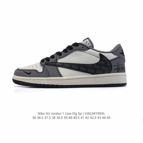 公司级 真标 耐克 Nike Air Jordan 1 Low Og Sp Military Blue Aj1乔1倒勾 2025年新款 低帮篮球鞋 Aj1 乔丹