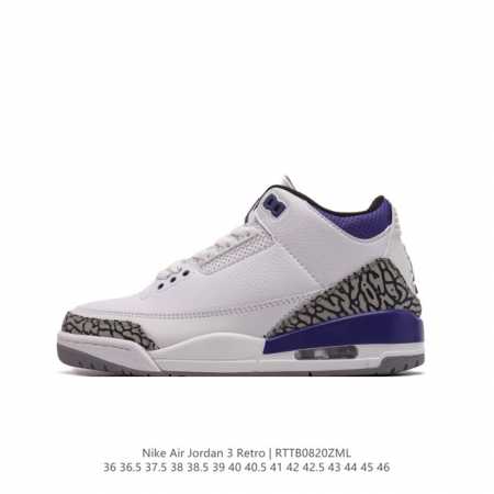 耐克 乔丹 Aj3 耐克 Nike Air Jordan 3 Retro Se 乔3 复刻篮球鞋 乔丹3代 三代 男女子运动鞋。作为 Aj 系列中广受认可的运动 - 点击图像关闭
