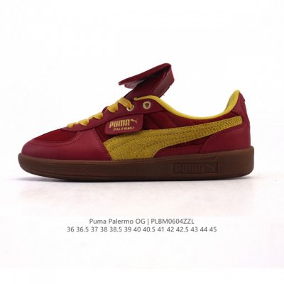 彪马Puma Palermo Og 防滑耐磨低帮德训板鞋 男女运动鞋 大鞋舌，Army Trainer Og休闲鞋沿用德训鞋经典外观 鞋身和鞋舌分别添加了品牌标