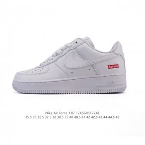 头层皮 耐克Nike Air Force 1 Low 空军一号 Af1 2025年新款 小白鞋 低帮百搭厚底增高休闲运动板鞋 柔软 弹性十足的缓震性能和出色的中