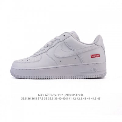头层皮 耐克Nike Air Force 1 Low 空军一号 Af1 2025年新款 小白鞋 低帮百搭厚底增高休闲运动板鞋 柔软 弹性十足的缓震性能和出色的中
