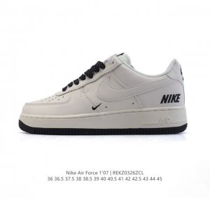 170 耐克 Nike Air Force 1 '07 Low 空军一号含气垫 小白鞋 2025年 蛇年新款 低帮百搭厚底增高休闲运动板鞋。柔软、弹性十足的缓震