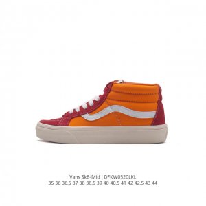 万斯vans范斯 经典系列 Sk8-Mid 中帮帆布鞋休闲运动板鞋 情侣鞋时尚复古男女鞋 类型：男女鞋 码数：35 36 36.5 37 38 38.5 39