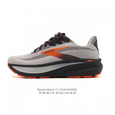 新品公司级 布鲁克斯Brooks Ghost 幽灵 17 经典鞋款厚底增高运动老爹鞋，Max 坐垫。搭载 Dna Loft V3 氮气超临界发泡中底，前掌厚度