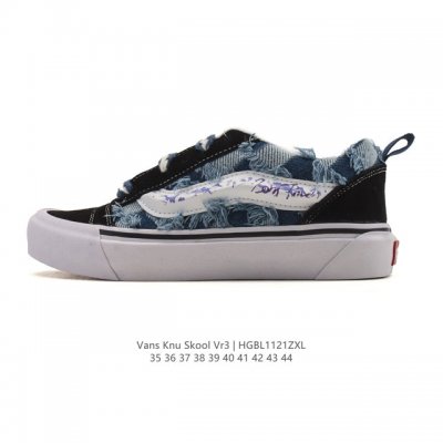 万斯 Vans Knu-Skool Vr3 Lx 面包鞋皮革拼接鞋面。坎普尔 茱利安系列低帮复古硫化休闲运动板鞋“肥胖版大Logo”要说整个 年最为热门的鞋型之