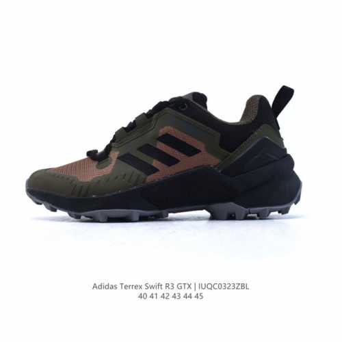 200 【公司级】阿迪达斯Adidas Terrex Swift R3 Gtx 男子低帮复古休闲鞋 高品质涉水 溯溪时尚潮流休闲运动鞋，阿迪联名鞋，户外新宠！！