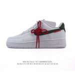 特价 耐克 Nike Air Force 1 '07 Low 2025新年新款 空军一号含气垫 中国结鞋带 小白鞋 低帮百搭厚底增高休闲运动板鞋。柔软、弹性十足