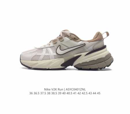 公司级 Nike 耐克 V2K Run 减震防滑 复古低帮跑步鞋 超火复古跑鞋 采用太空革组合呼吸网眼布鞋面材质 搭载正确4层组合底模 嵌入tpu加固稳定模块, - 点击图像关闭