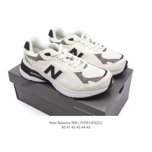 新百伦 New Balance Nb990 V3系列 高端美产990系列简约经典舒适百搭时尚复古休闲鞋缓震透气跑步鞋。该鞋款采用mcd Motion Contr