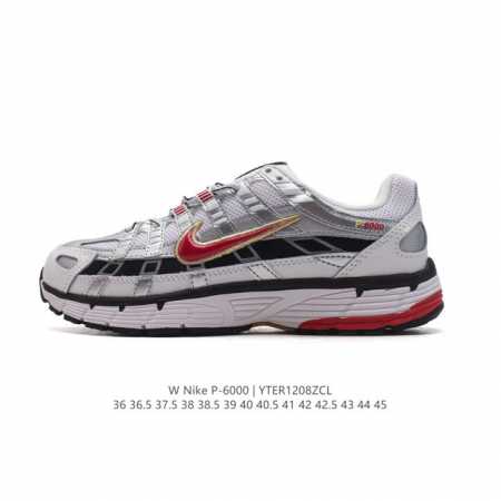 耐克 Nike 男女子休闲运动鞋p-6000Premium 轻便舒适透气防滑缓震耐磨跑步鞋。P-6000 是一款植根于 2000 年代风格的混合款式，让人想起去 - 点击图像关闭