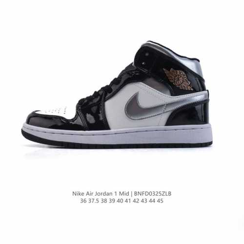 140 耐克（Nike）Air Jordan 1 Mid 男女子篮球鞋时尚轻盈板鞋Aj1乔1运动鞋 乔丹一代 高帮复古休闲篮球鞋 。Air Jordan 1 M