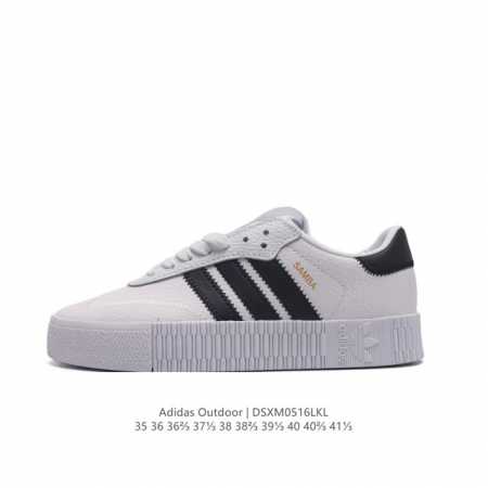 阿迪达斯 Adidas 三叶草 Outdoor 经典三条杠复古休闲运动板鞋春夏时尚简约小白鞋女鞋 类型：女鞋 货号：Aq1134 码数：35 36 36 37 - 点击图像关闭