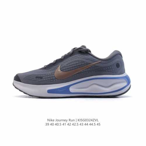 180 【公司级】耐克 Nike Journey Run 男子透气公路运动跑步鞋 厚底增高老爹鞋 搭载柔软厚实的 Comfiride 泡绵缓震配置，助你征服充满