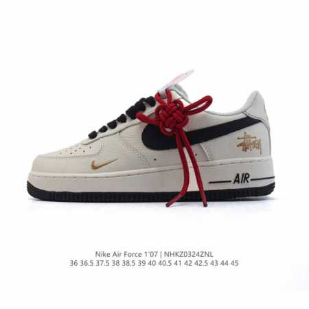 210 公司级 Af1耐克 Nike Air Force 1 ‘07 Low 空军一号 小白鞋 厚底增高百搭运动板鞋 中国结鞋带原楦头原纸板 打造纯正空军版型， - 点击图像关闭