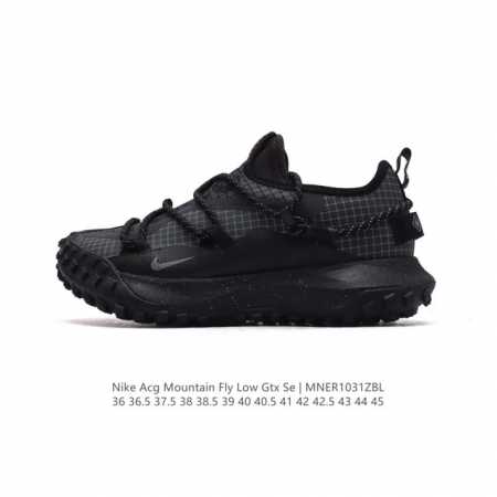 耐克 Nike ACG Mountain Fly Low GTX SE 男女子运动鞋户外登山徒步鞋。采用匠心设计，打造耐穿迅疾风格，让你在沙漠、峡谷和深山中探险 - 点击图像关闭