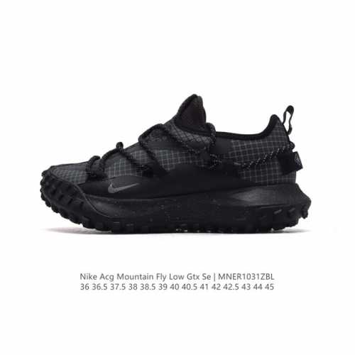 耐克 Nike ACG Mountain Fly Low GTX SE 男女子运动鞋户外登山徒步鞋。采用匠心设计，打造耐穿迅疾风格，让你在沙漠、峡谷和深山中探险