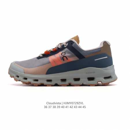 公司级 适合越野跑！On昂跑Cloudvista 2 跑鞋 厚底增高运动老爹鞋。On昂跑 Cloudvista 2跑鞋是瑞士运动品牌On昂跑的最新款越野跑鞋，它 - 点击图像关闭