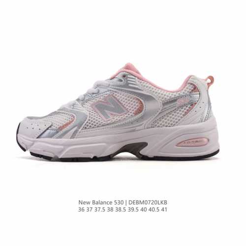 真标 新百伦 Nb530 New Balance 530 复跑古鞋 厚底增高老爹鞋 缓震运动慢跑鞋。Nb530这鞋双确实是Nb家经复典古款式之一，以全科新技诠释