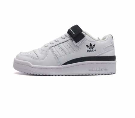 Adidas 阿迪达斯 正品三叶草 Forum Low 男女运动鞋 摩登演绎篮球风的经典鞋 英文的 Forum 是进行表达的场所 在这里 可以释放自己的热情 阐 - 点击图像关闭