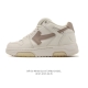 公司级 独家实拍Off-White Out Of Office 低帮系带时尚板鞋 厚底增高小白鞋 街头运动元素 双色设计 标志性Arrows图案标志性Zipti