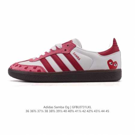 阿迪达斯 德训鞋 Adidas Originals Samba Og Shoes 经典运动鞋小白鞋 T头鞋 男女士板鞋 彰显休闲摩登风情的时尚经典鞋。它诞生于5 - 点击图像关闭