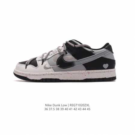 耐克 男女鞋 Nike Dunk Low 运动鞋解构绑带 双鞋带 复古板鞋，尽情迈步，彰显个性风采。采用柔软皮革鞋面，经久耐穿，塑就如元年款 Dunk 般的复古 - 点击图像关闭