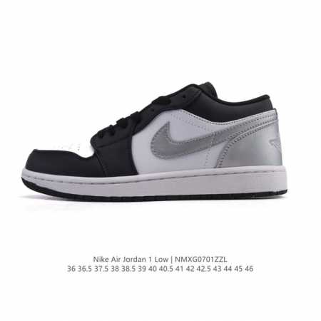 耐克 乔丹Air Jordan 1 Low Aj1 乔1 乔丹1代Aj1 低帮复古文化休闲运动篮球鞋。从1985 年面世的元年款汲取设计灵感，采用简洁大方的经典 - 点击图像关闭