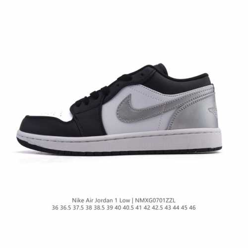 耐克 乔丹Air Jordan 1 Low Aj1 乔1 乔丹1代Aj1 低帮复古文化休闲运动篮球鞋。从1985 年面世的元年款汲取设计灵感，采用简洁大方的经典