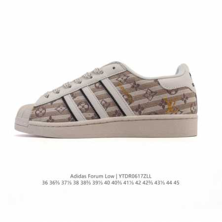 公司级 真标 阿迪达斯 Adidas Superstar 2025年新款鞋子 蛇年新款经典贝壳头系列 新款休闲板鞋潮流男女士运动鞋。鞋面柔软织物拼接材质 标志性 - 点击图像关闭