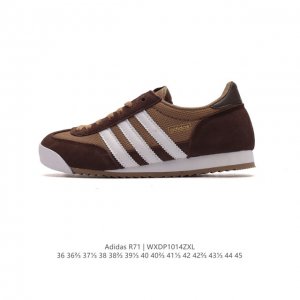 公司级adidas Originals R71 阿迪达斯 织物绒面革皮革 运动舒适 减震防滑耐磨 低帮 生活休闲鞋 货号: Ih1323 尺码: 36 36.5