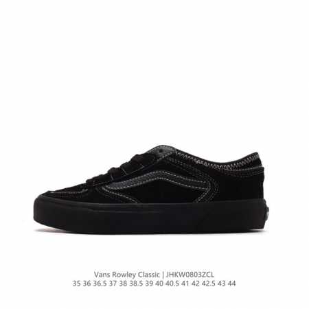 vans范斯官方 Rowley Classic 牛筋底运动鞋 经典复古回潮板鞋 尺码：35-44含硫化半码 编码：Jhkw0803Zcl - 点击图像关闭